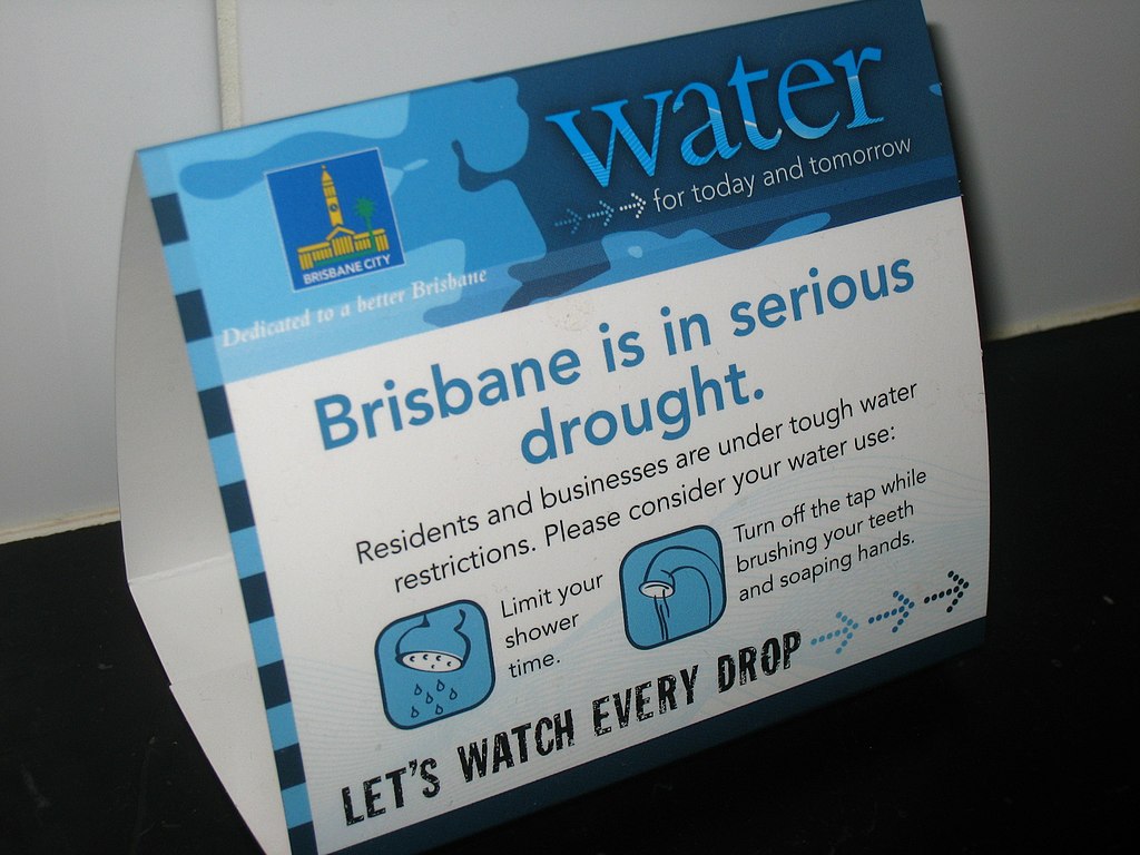 Like Arizona, Brisbane is suffering conditions of prolonged drought. Unlike, Arizona, they actually promote conservation